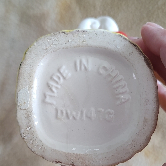 Chinese Lucky Girl Vintage Ceramic Planter Vase - Picture 7 of 7